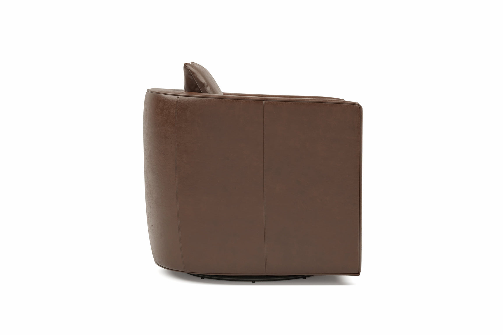 Riley Leather Swivel Chair