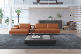 Alessandro Italian Nappa Leather Modular Sectional Sofa with Chaise