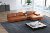 Alessandro Italian Nappa Leather Modular Sectional Sofa with Chaise
