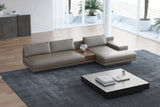 Alessandro Italian Nappa Leather Modular Sectional Sofa with Chaise