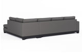 Aine Leather Corner Sectional Sofa