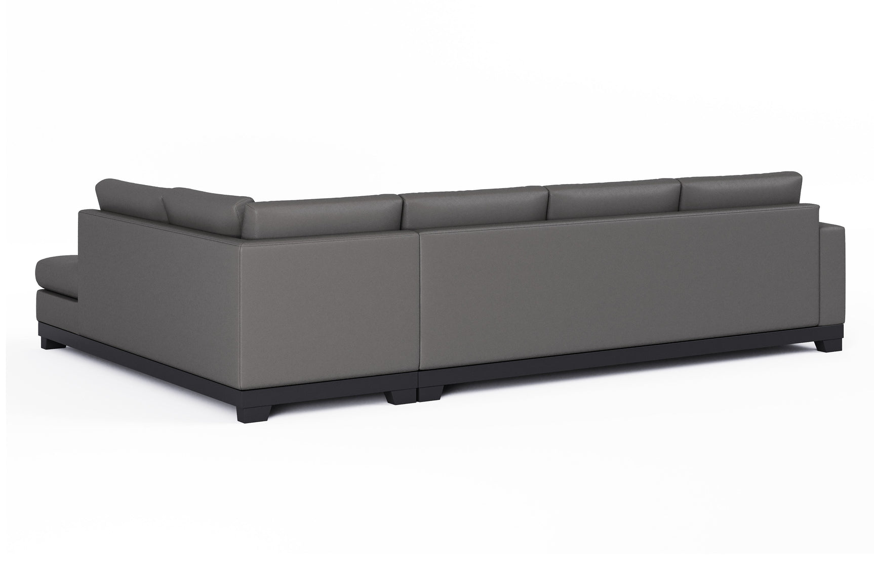 Aine Leather Corner Sectional Sofa