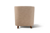Emma Fabric & Wood Accent Chair