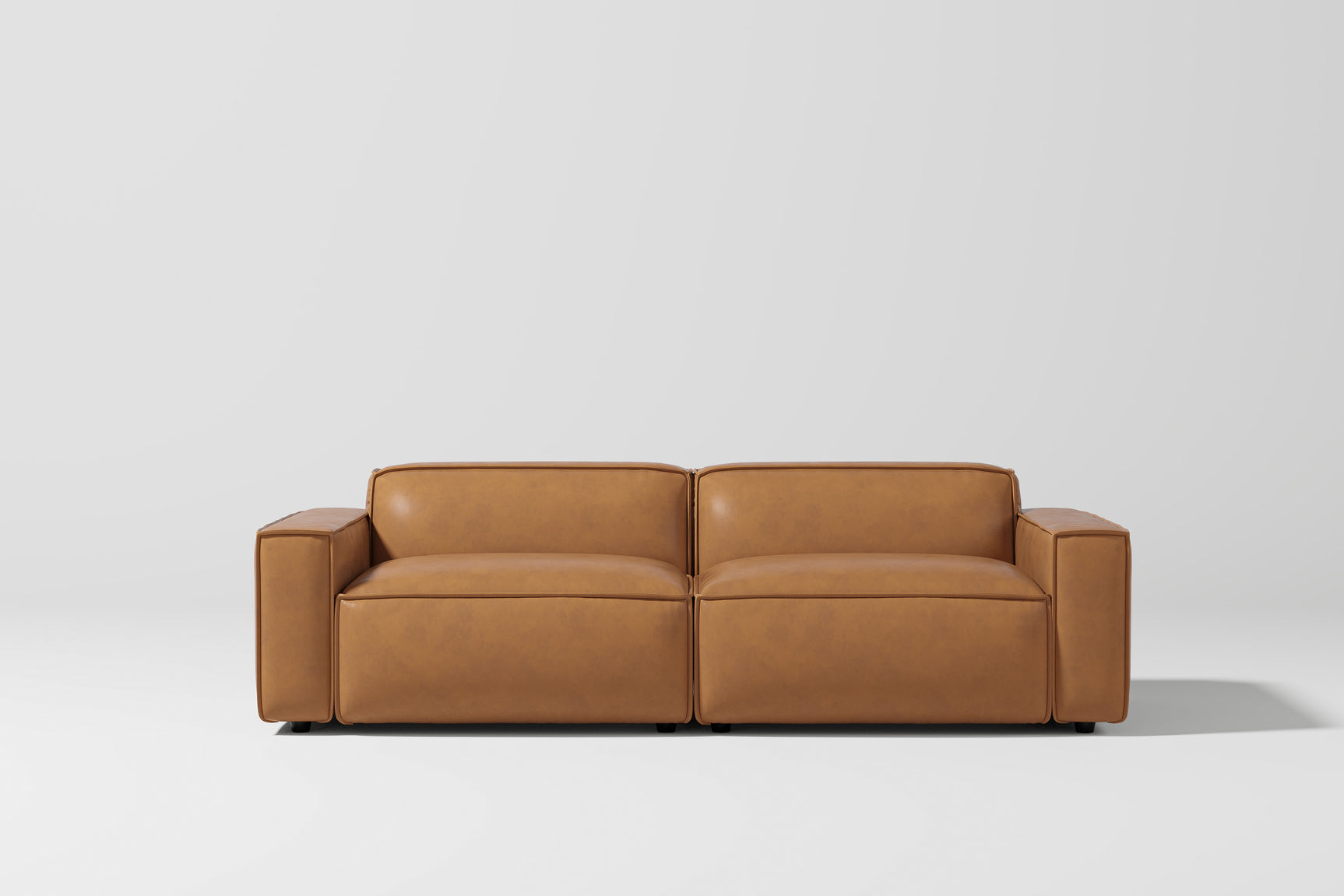 Nathan Leather Modular Sofa