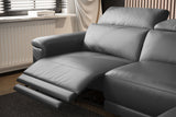 Pista Leather Reclining Sectional Sofa