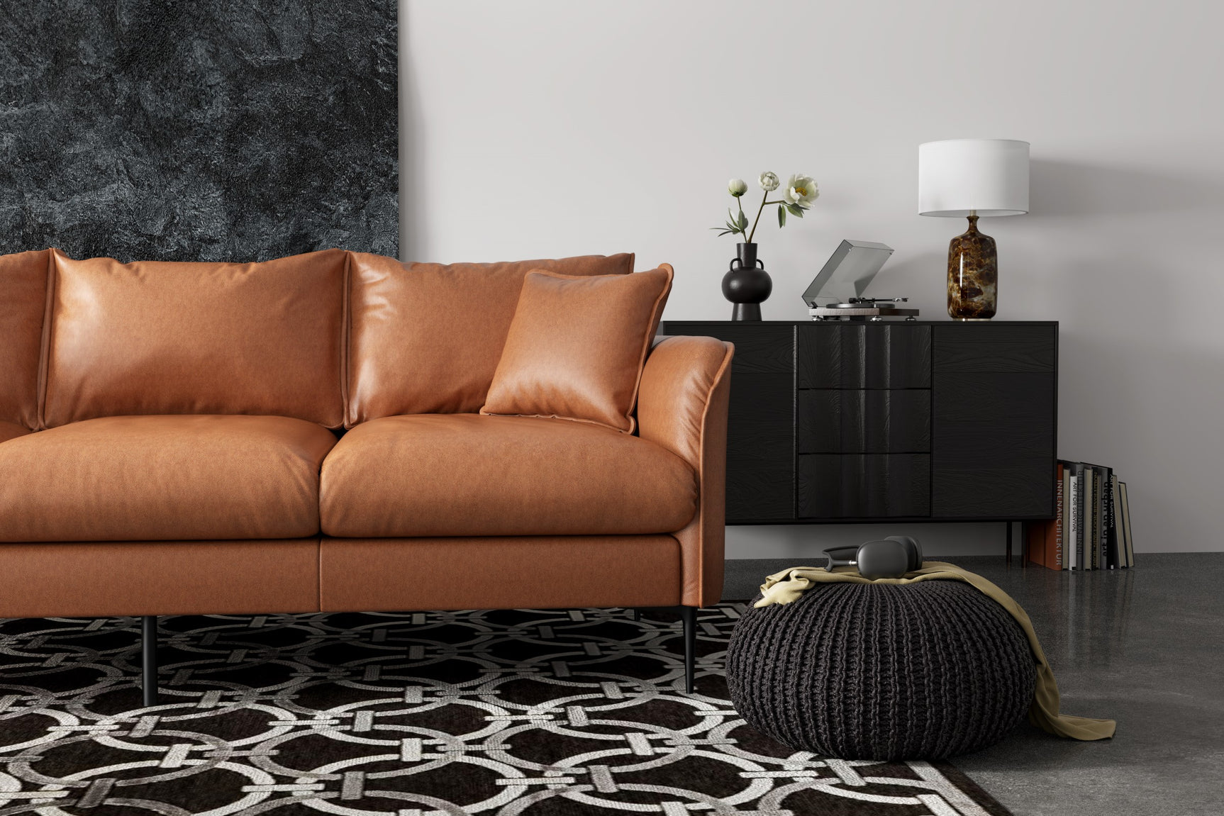 Jasper Leather Sofa