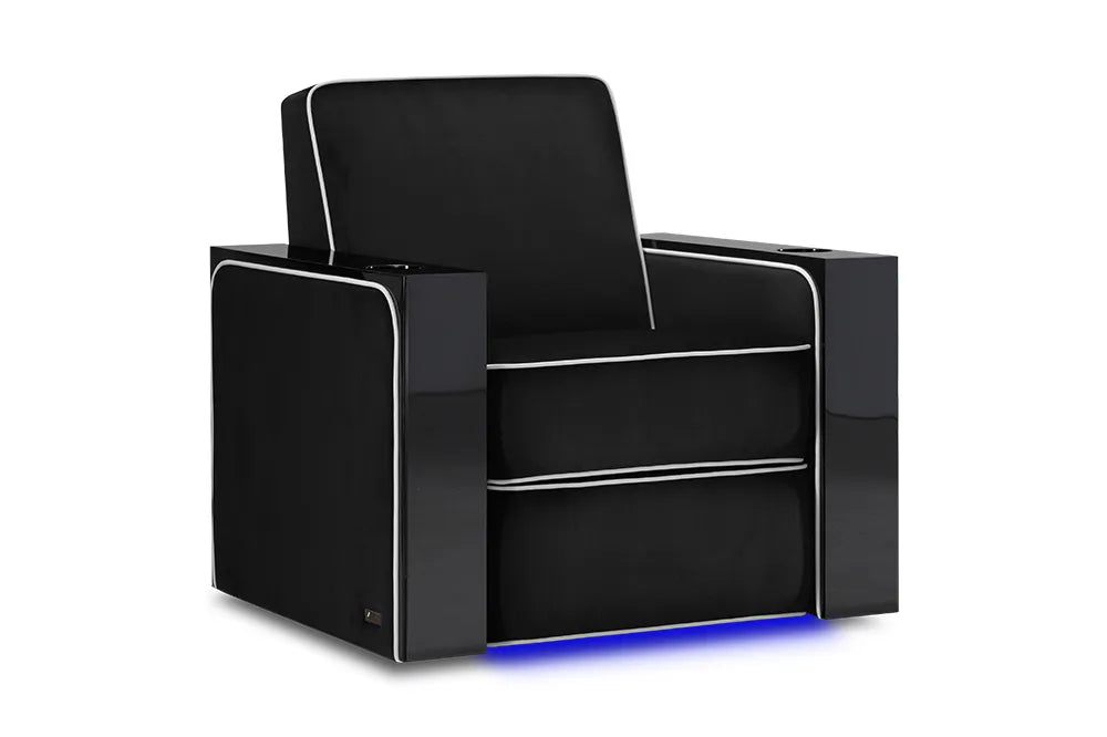 Valencia D-BOX Habtic+ Leather Home Theater Seating Naples Elegance