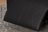 Carmen Leather Dual Recliner Sofa with Console