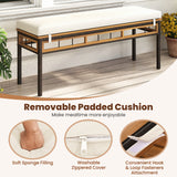 7 Pieces PE Wicker Patio Dining Set for Garden and Backyard