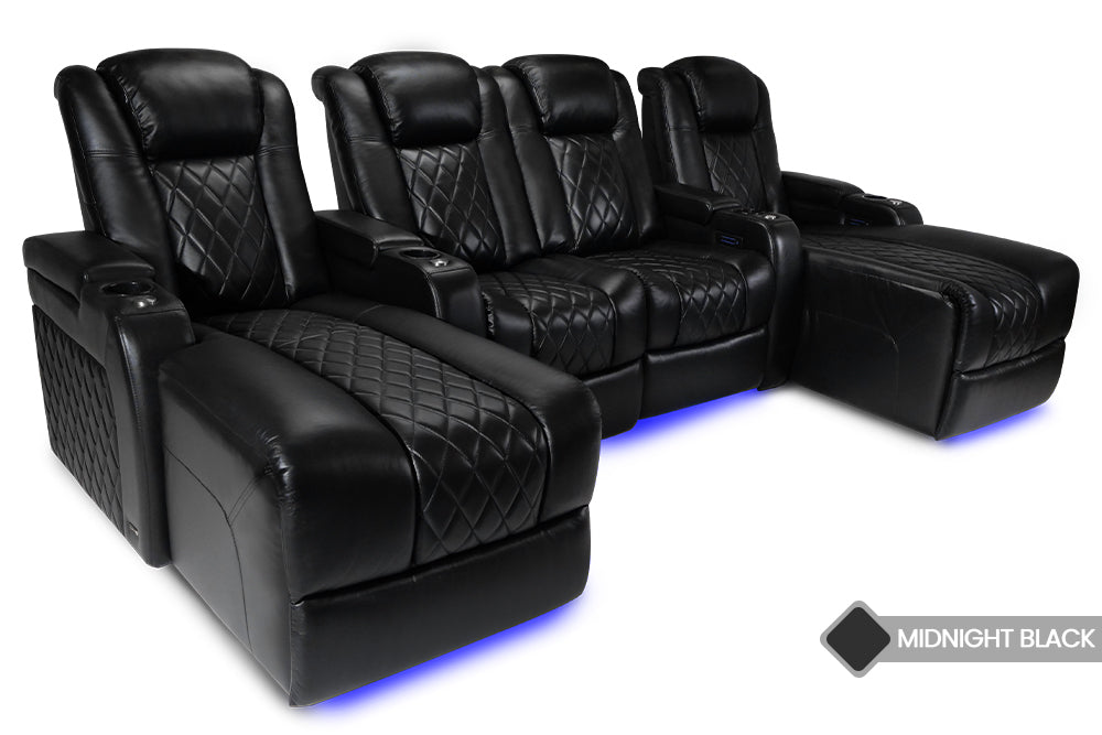 Chaise discount home theater