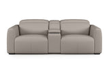 Carmen Leather Dual Recliner Sofa with Console