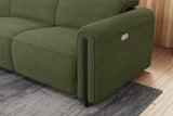 Octavia Fabric Reclining Corner Sectional Cloud Sofa