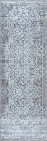 Barny Gray Denim Washable Rug - Clearance