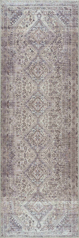 Barny Tan Washable Area Rug
