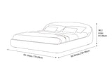Abracci Fabric Upholstered Bed Frame