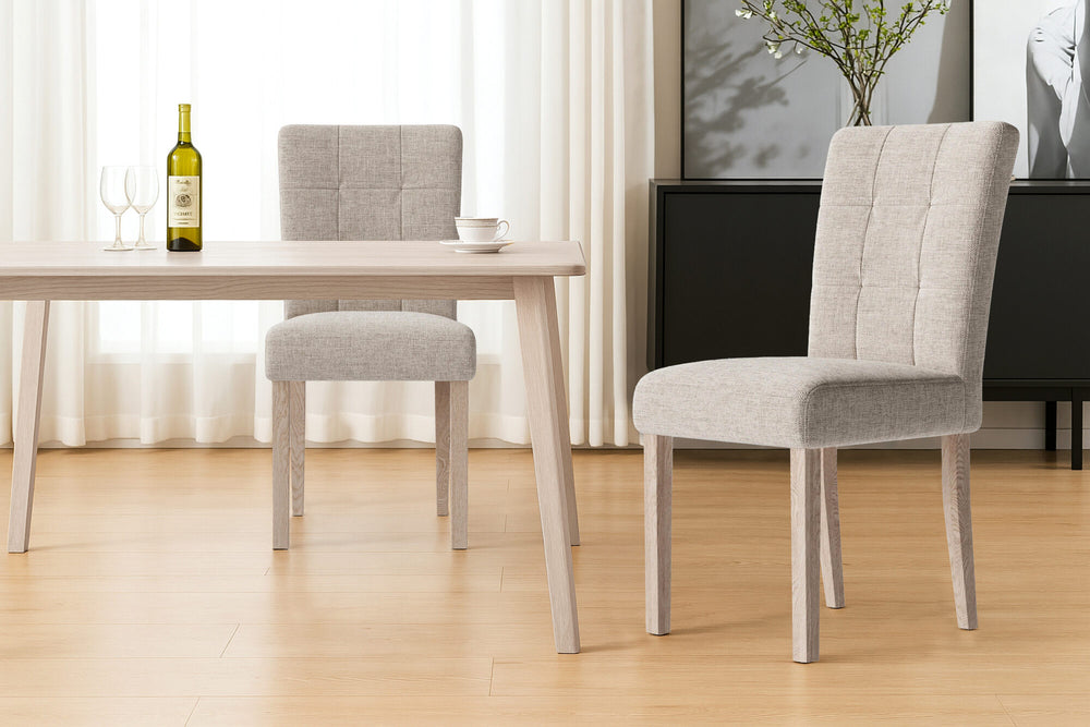 Valencia Adelina Fabric Dining Chair, Beige
