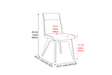 Aileen Leather Dining Chair (Set of 2)