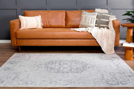 Akram Antrasit Flat Pile Washable Rug