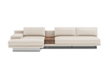 Alessandro Italian Nappa Leather Modular Sectional Sofa with Chaise
