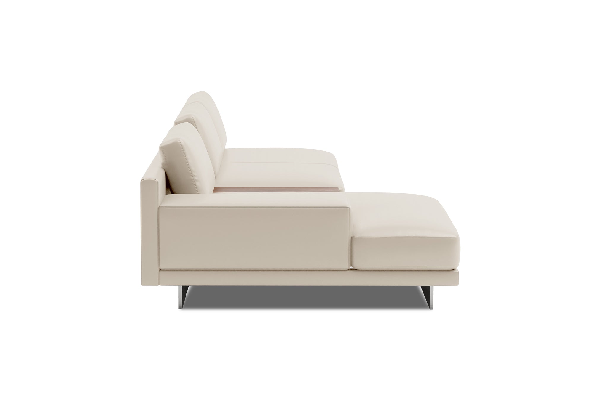 Alessandro Italian Nappa Leather Modular Sectional Sofa with Chaise