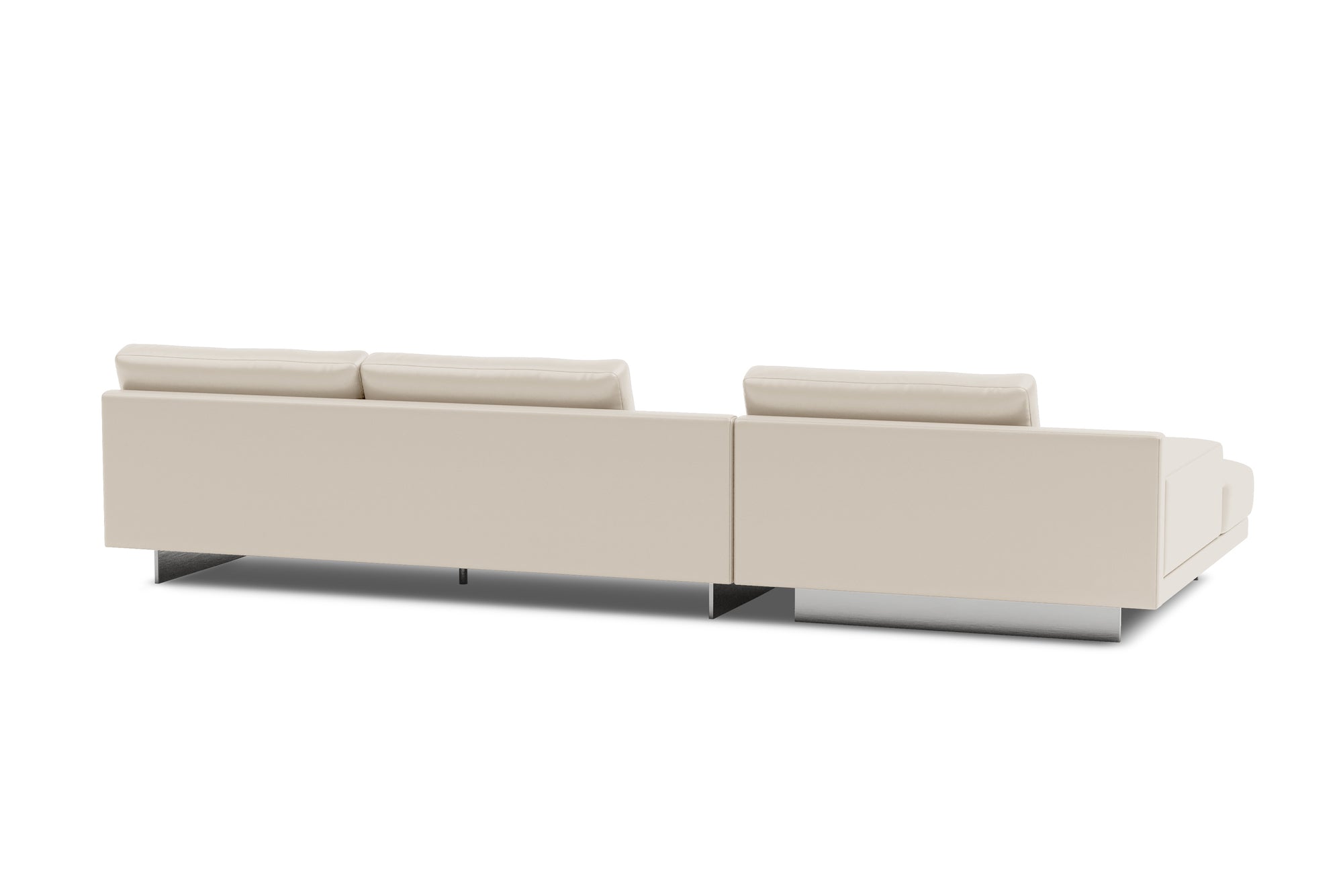 Alessandro Italian Nappa Leather Modular Sectional Sofa with Chaise