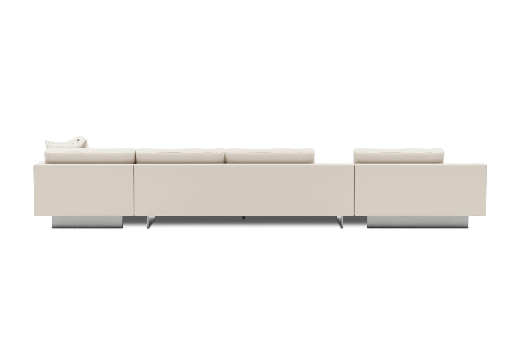 Alessandro Italian Nappa Leather Modular Sectional Sofa with Chaise