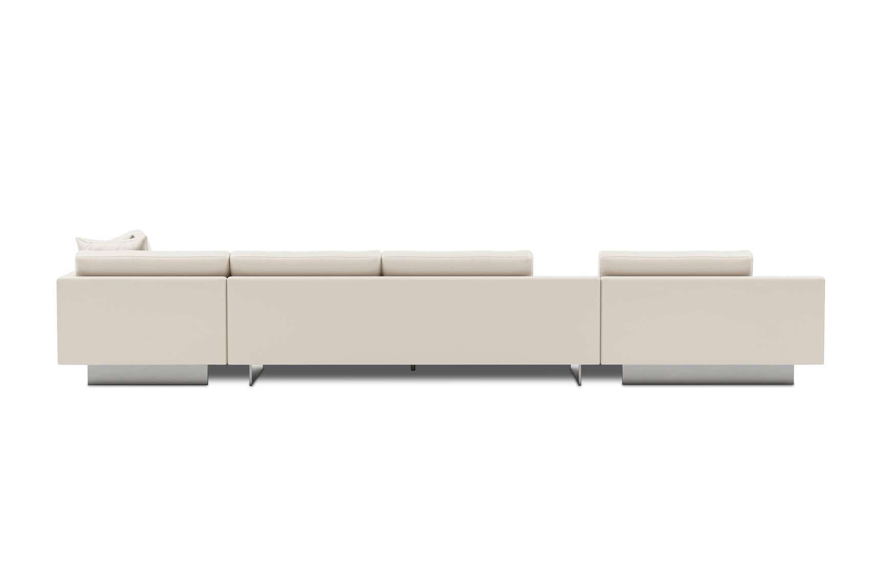 Alessandro Italian Nappa Leather Modular Sectional Sofa with Chaise