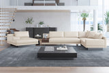 Alessandro Italian Nappa Leather Modular Sectional Sofa with Chaise