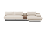 Alessandro Italian Nappa Leather Modular Sectional Sofa with Chaise