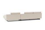 Alessandro Italian Nappa Leather Modular Sectional Sofa with Chaise