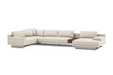Alessandro Italian Nappa Leather Modular Sectional Sofa with Chaise