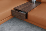 Alessandro Italian Nappa Leather Modular Sectional Sofa with Chaise