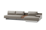 Alessandro Italian Nappa Leather Modular Sectional Sofa with Chaise