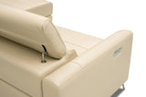 Andria Leather Reclining Sectional Sofa