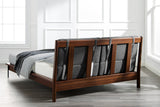 Park Avenue Fabric Upholstered  Bamboo Bed Frame