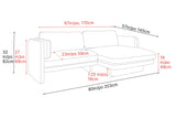 Annalise Leather Sectional Sofa