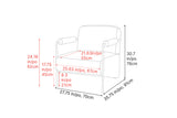 Arianna Parisian Velour Accent Chair