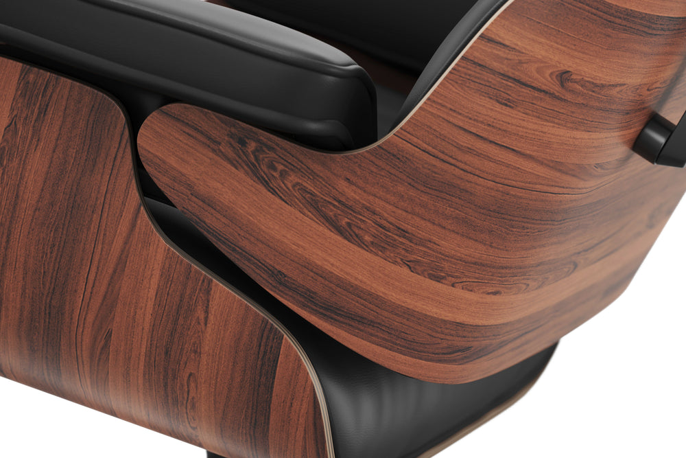 DUP Armoni Leather Chair & Ottoman
