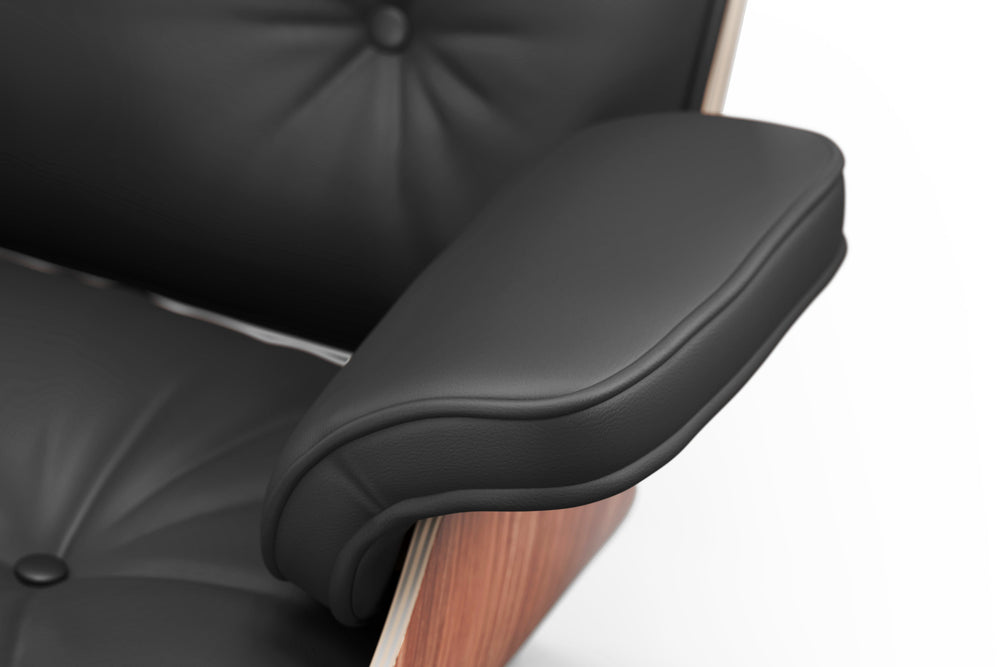 DUP Armoni Leather Chair & Ottoman