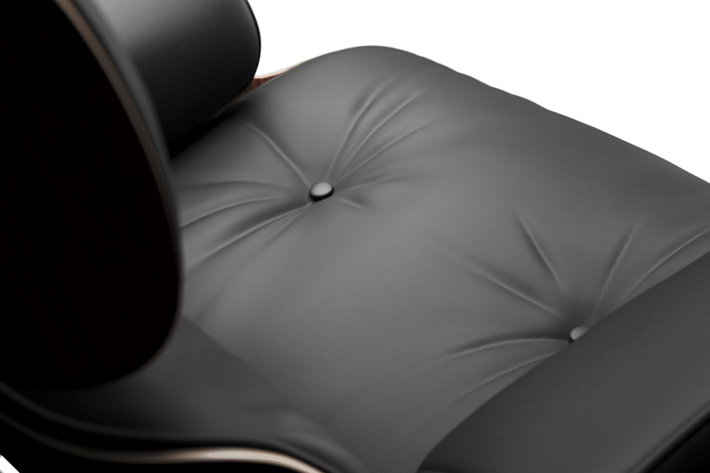 DUP Armoni Leather Chair & Ottoman