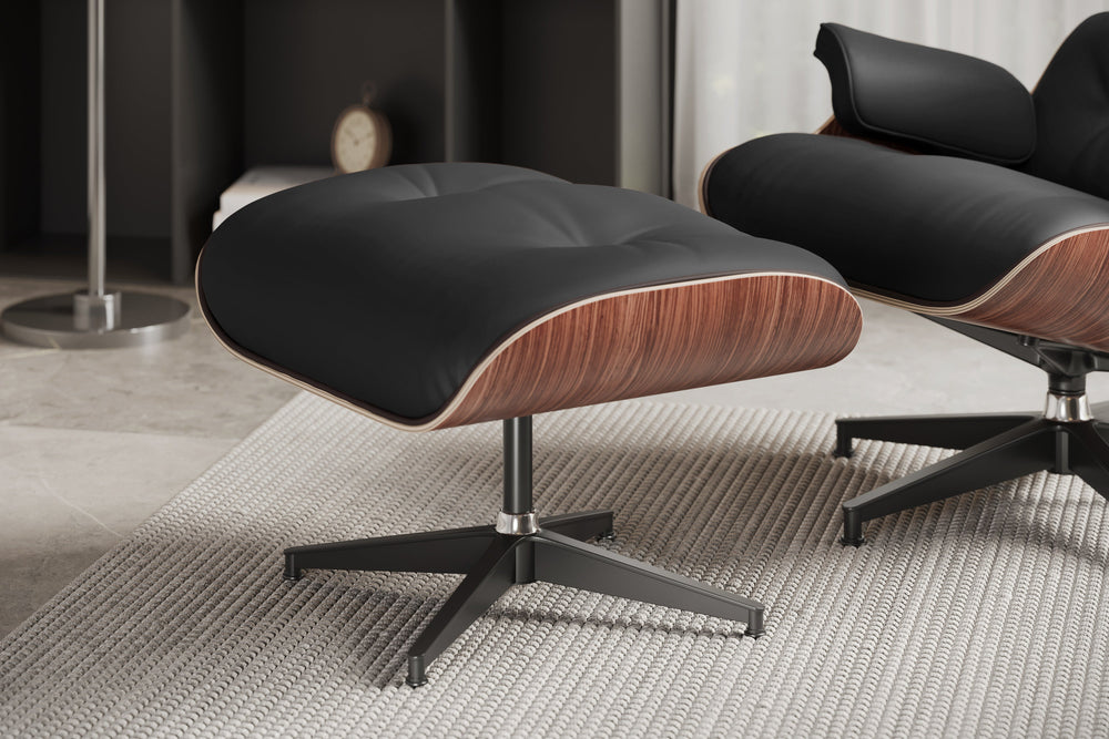 DUP Armoni Leather Chair & Ottoman