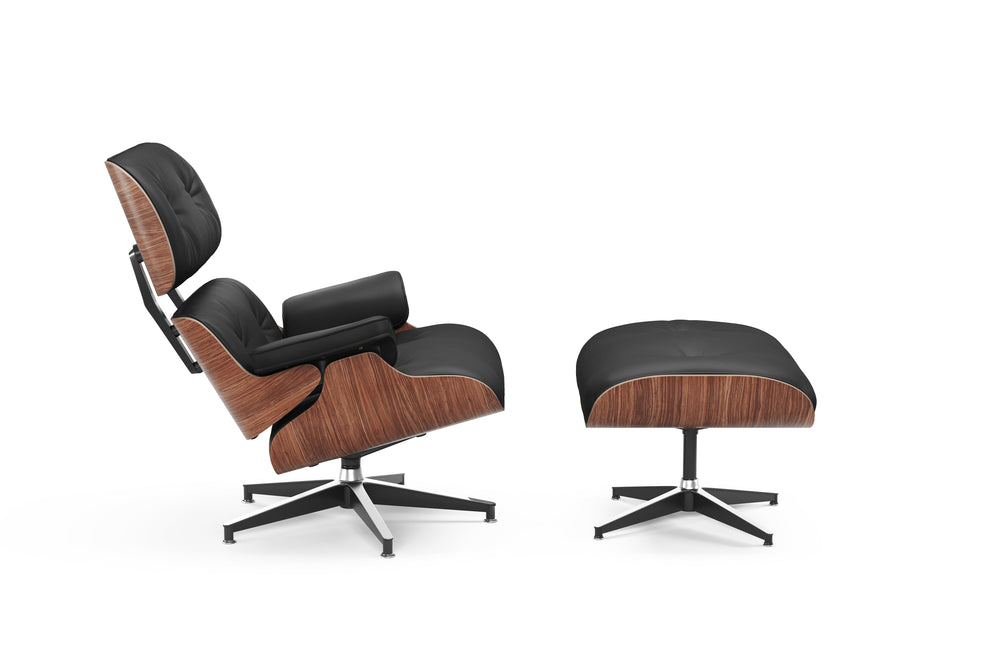 DUP Armoni Leather Chair & Ottoman