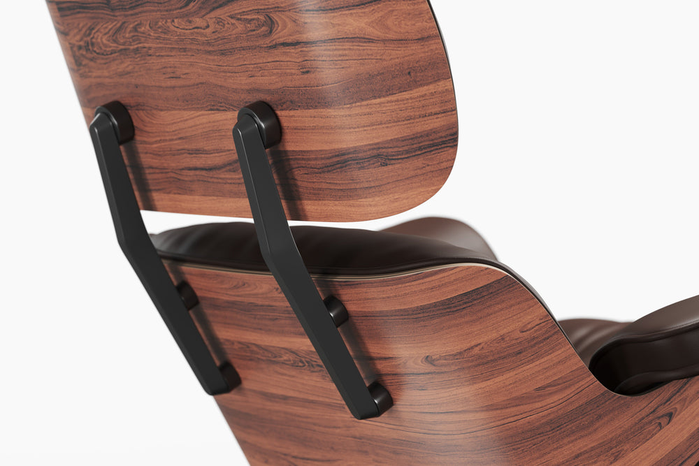 DUP Armoni Leather Chair & Ottoman