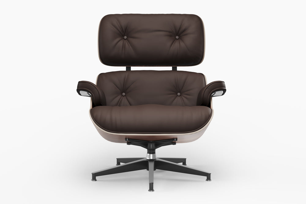 DUP Armoni Leather Chair & Ottoman