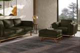 Artisan Leather Ottoman