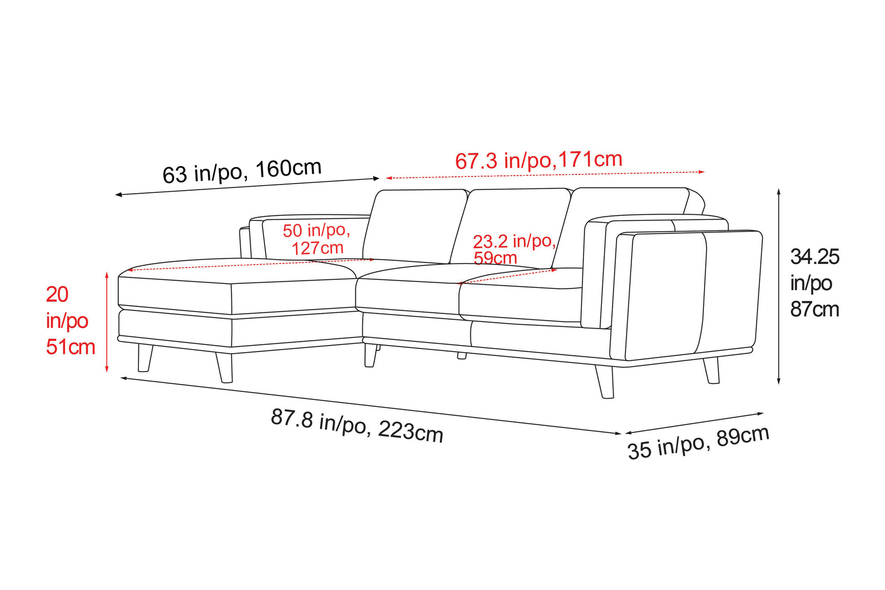Artisan Leather Sectional Sofa