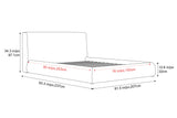 Aubrey Fabric Upholstered Bed Frame