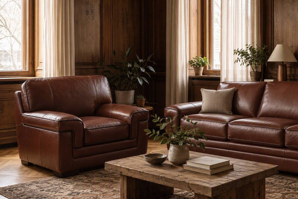 Bennett Leather Accent Chair