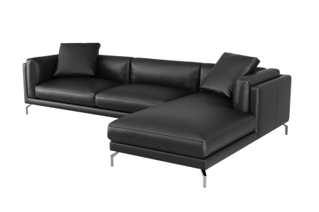 Zadar Leather Sectional Sofa