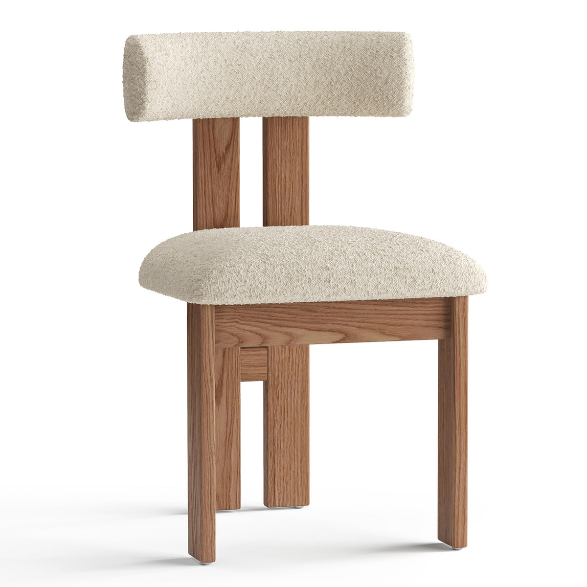 Carlo Boucle Fabric Dining Chair (Set of 2)
